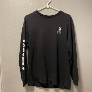 Playboy by PacSun Long-Sleeve T-shirt - Black - Small